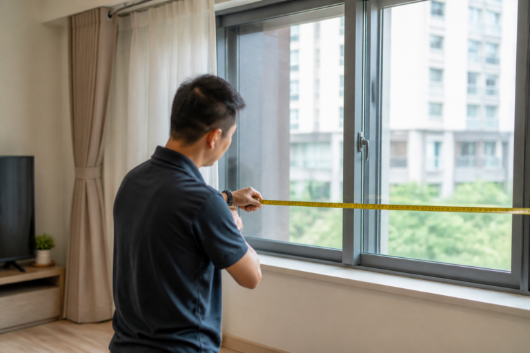 台中窗簾訂做|taichung custom curtain measure